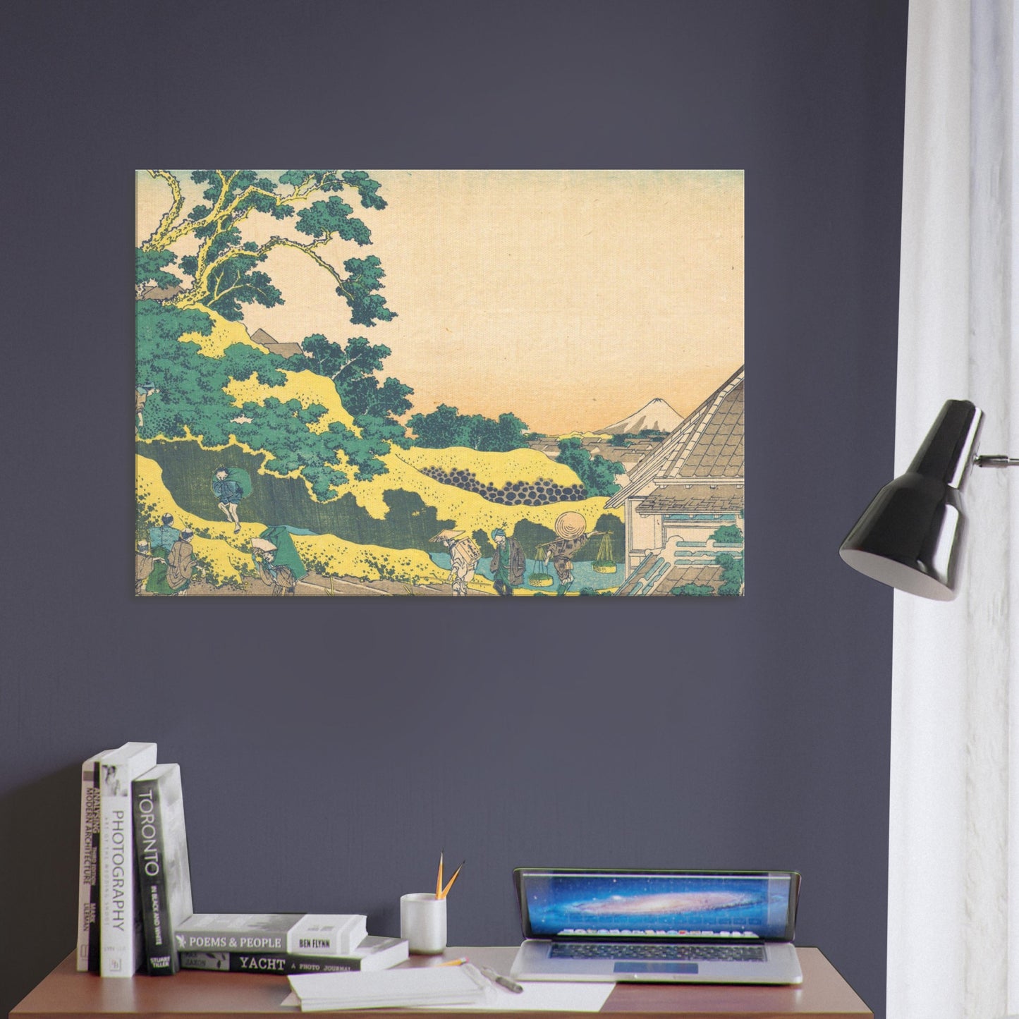 Sundai, Edo by Katsushika Hokusai - Canvas Print