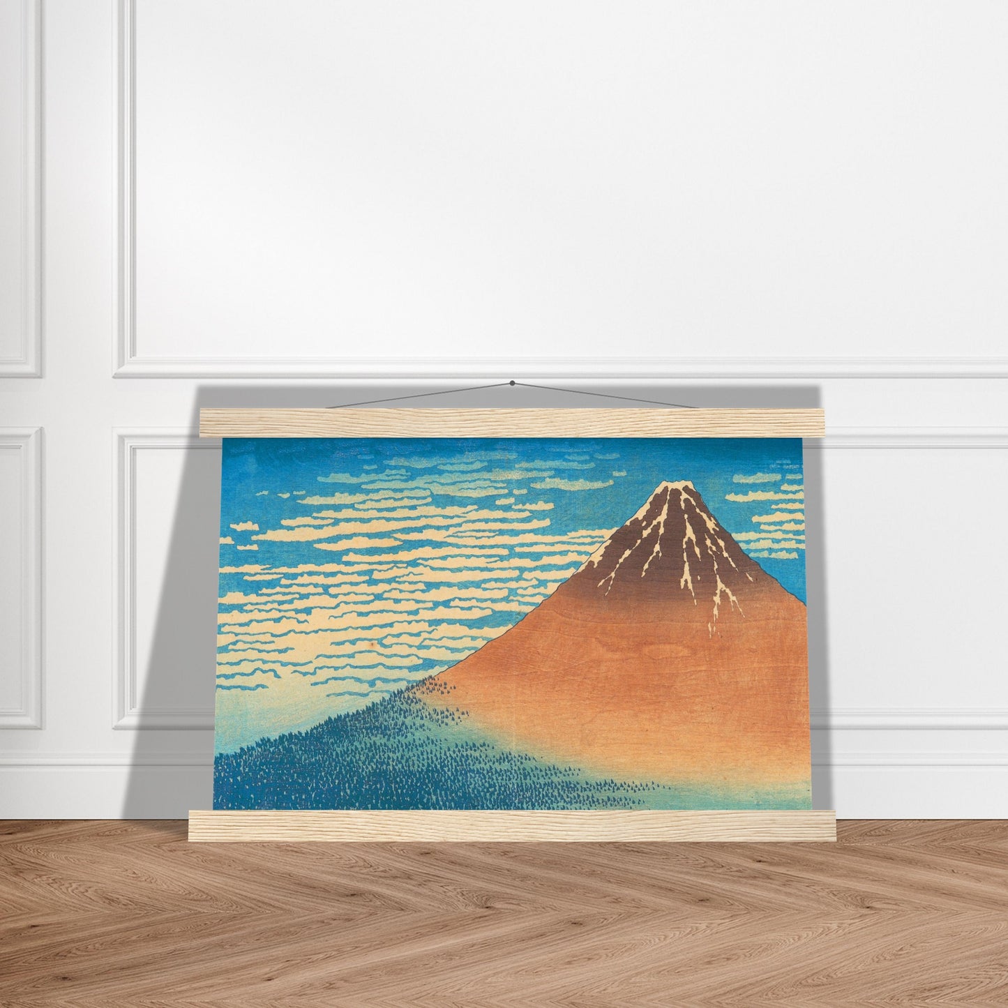 Fine Wind, Clear Morning by Katsushika Hokusai - Museum Quality Matte Paper Poster with Hanger
