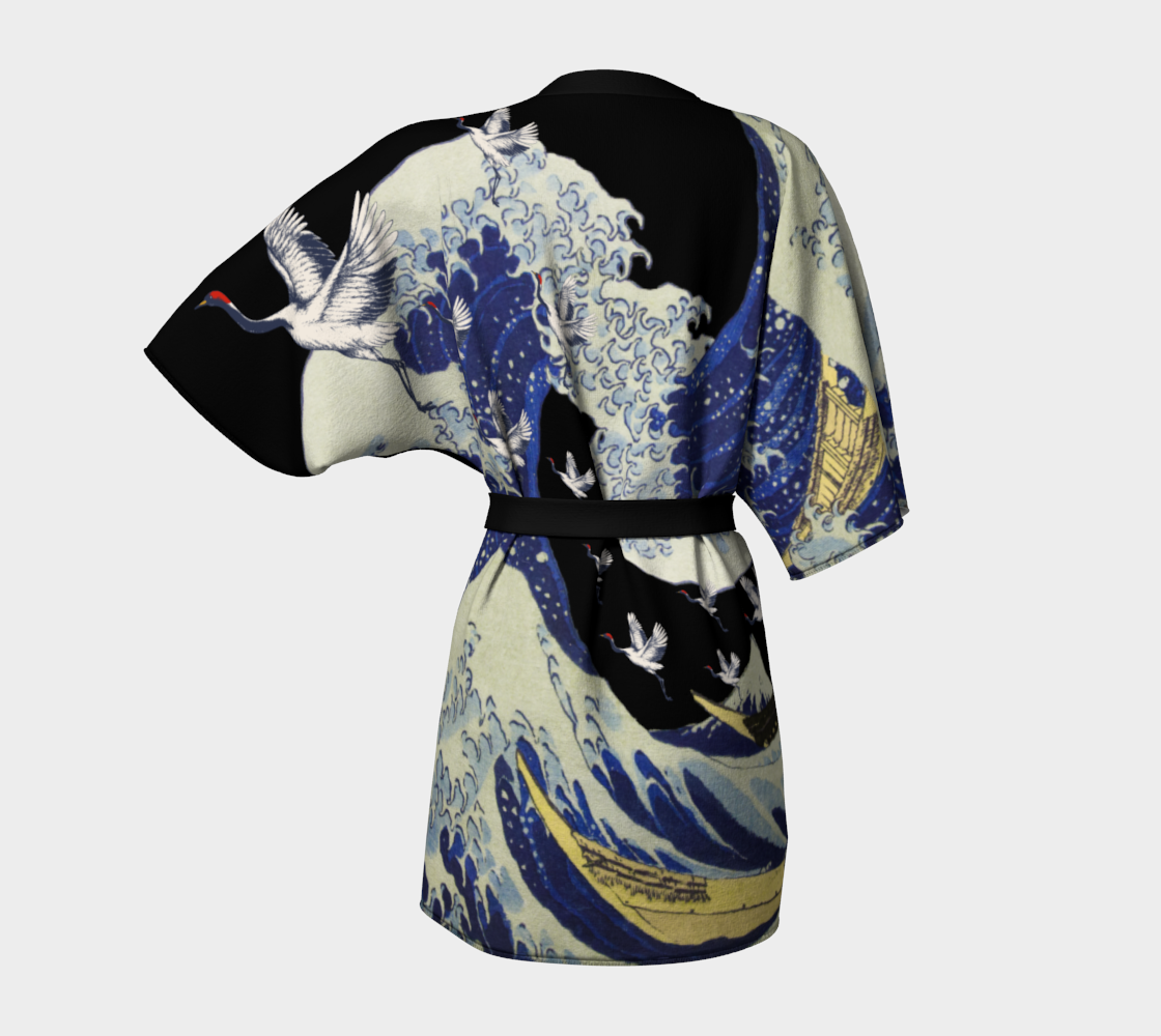 The Great Wave Off Kanagawa - Kimono Robe