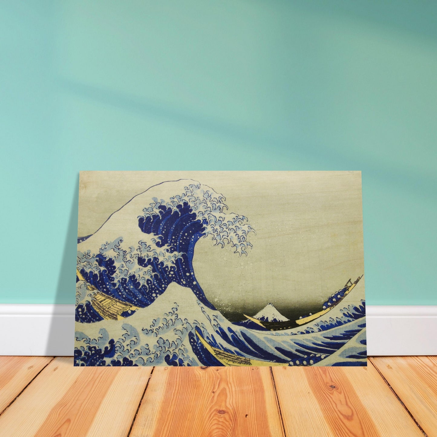 The great wave off Kanagawa by Katsushika Hokusai - Wood Print