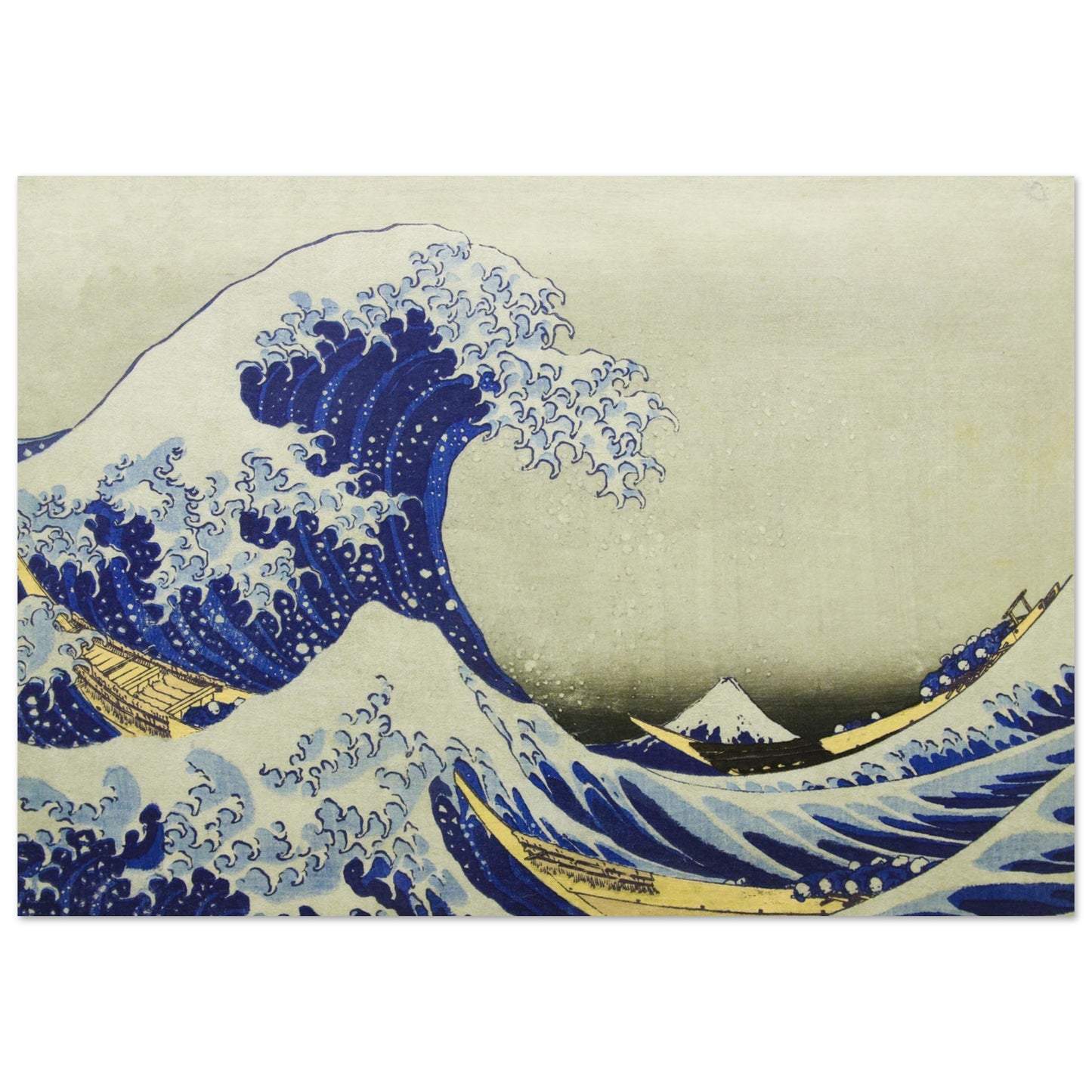 The great wave off Kanagawa by Katsushika Hokusai - Premium Matte Paper Poster