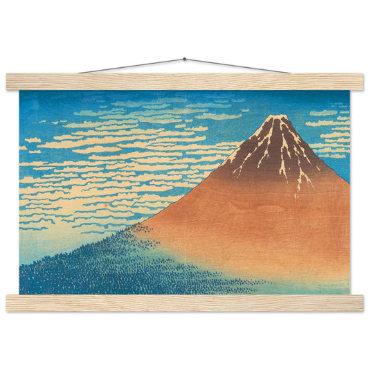 Fine Wind, Clear Morning by Katsushika Hokusai - Museum Quality Matte Paper Poster with Hanger