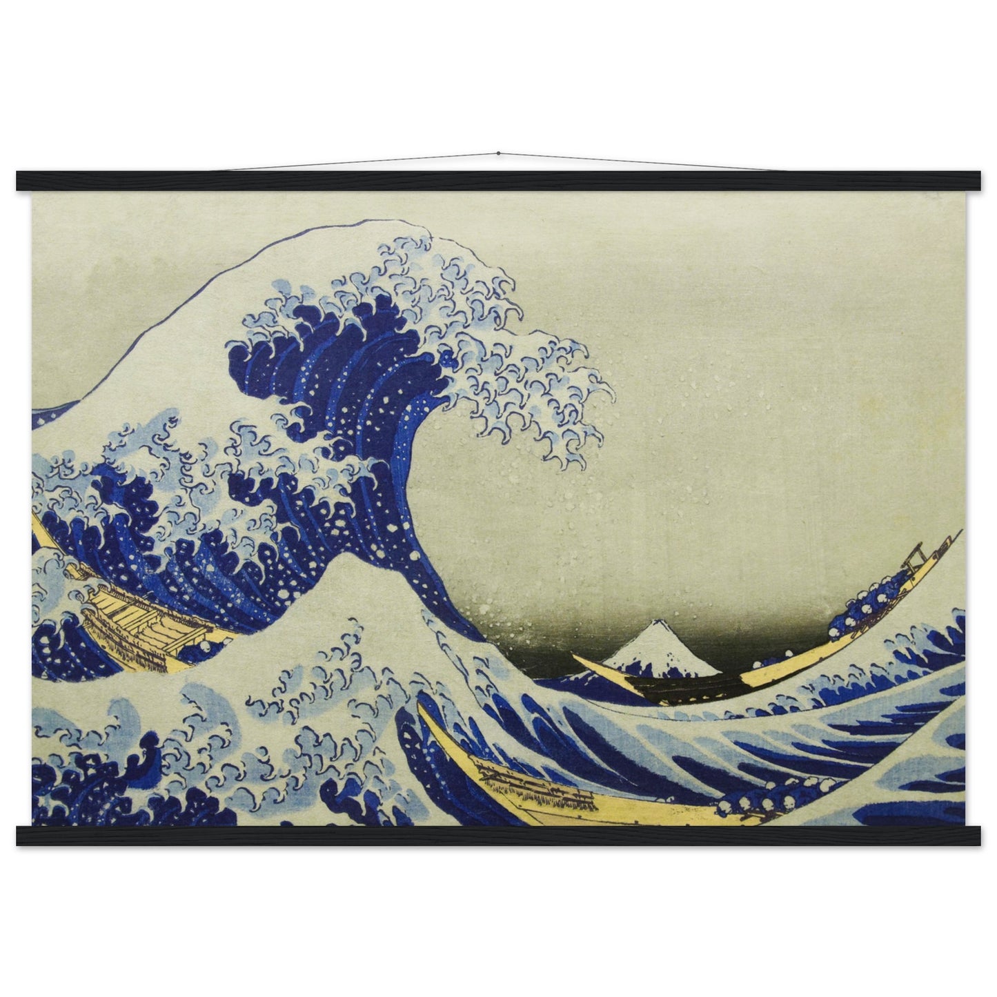 The great wave off Kanagawa by Katsushika Hokusai - Museum Quality Matte Paper Poster with Hanger