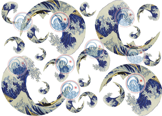 Great Wave Crescent Pattern