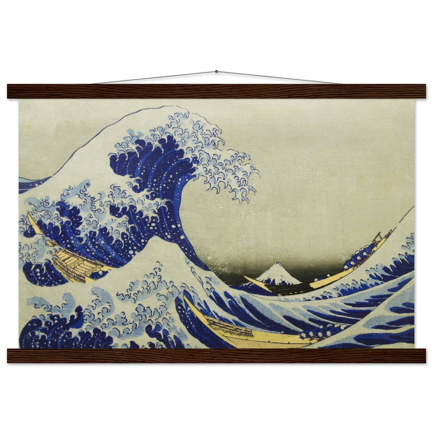 The great wave off Kanagawa by Katsushika Hokusai - Museum Quality Matte Paper Poster with Hanger