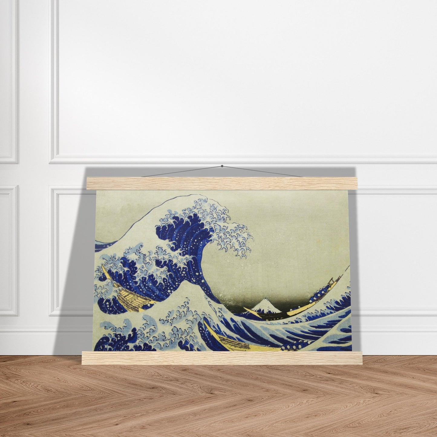 The great wave off Kanagawa by Katsushika Hokusai - Museum Quality Matte Paper Poster with Hanger