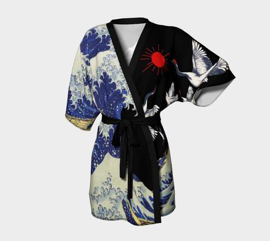 The Great Wave Off Kanagawa - Kimono Robe